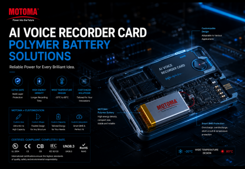 Ultra-Thin LiPO Battery Engineering for AI Voice Recorder Cards 2026